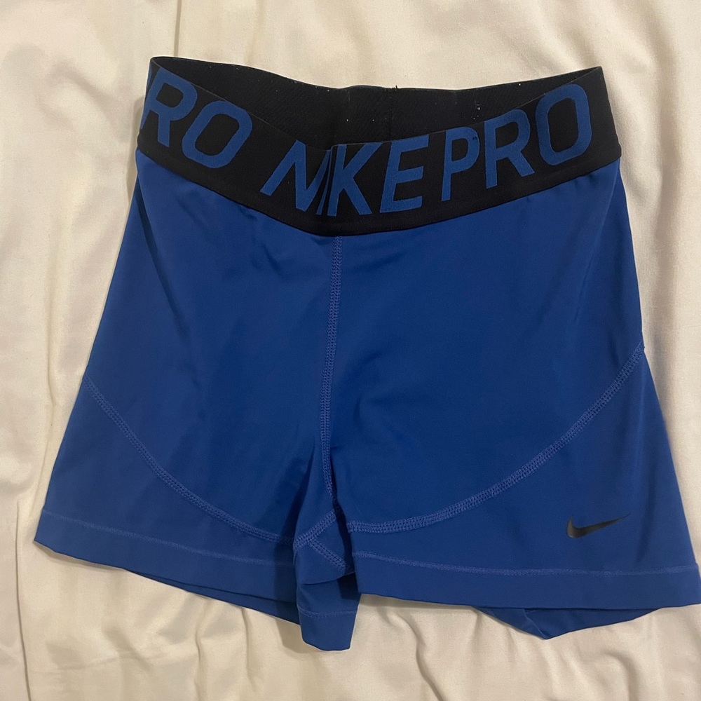 Brand New Nike Pros in Royal Blue.
